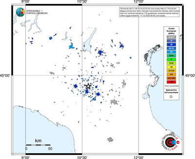 Mappa EMS - territori località