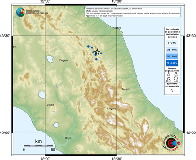 Mappa comuni con almeno 3 questionari