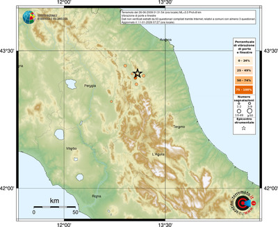 Mappa comuni con almeno 3 questionari