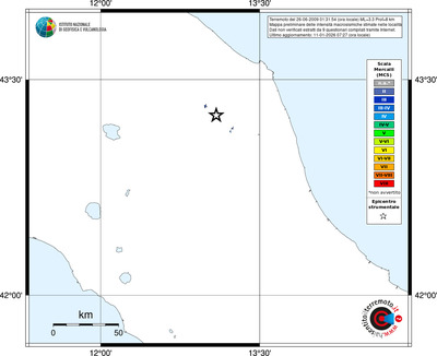 Mappa MCS - territori località
