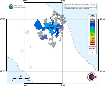 Mappa MCS - territori comuni