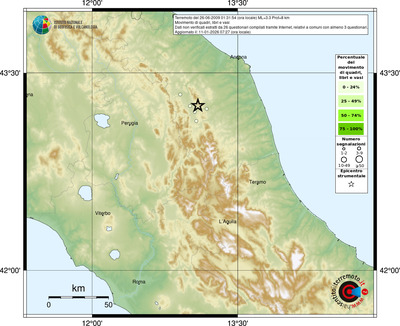 Mappa comuni con almeno 3 questionari