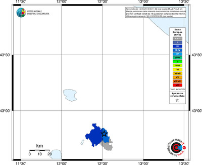 Mappa EMS - territori comuni