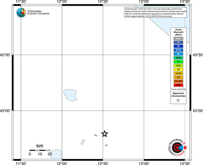 Mappa MCS - territori località