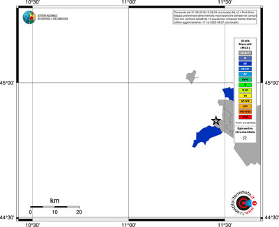 Mappa MCS - territori comuni