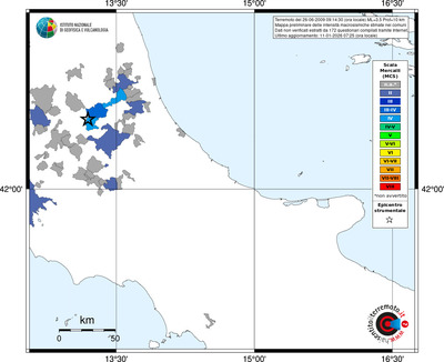 Mappa MCS - territori comuni
