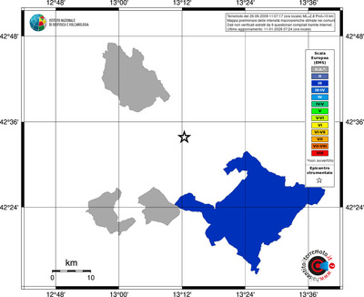 Mappa EMS - territori comuni