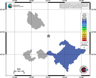 Mappa MCS - territori comuni