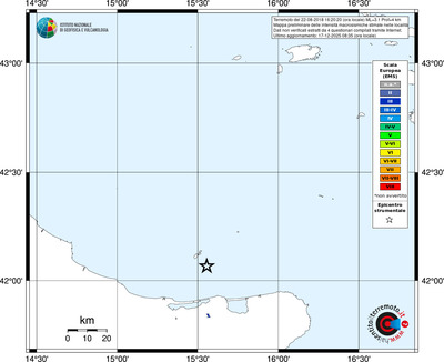 Mappa EMS - territori località