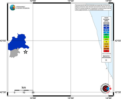 Mappa EMS - territori comuni
