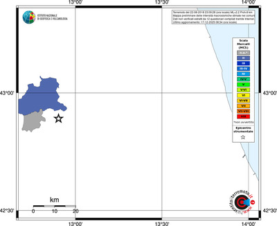 Mappa MCS - territori comuni