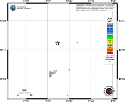 Mappa EMS - territori località