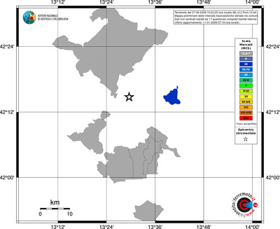 Mappa MCS - territori comuni