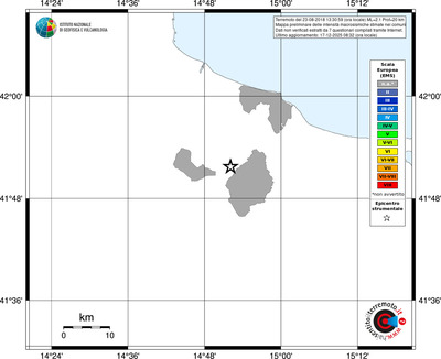 Mappa EMS - territori comuni