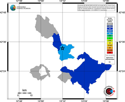 Mappa EMS - territori comuni
