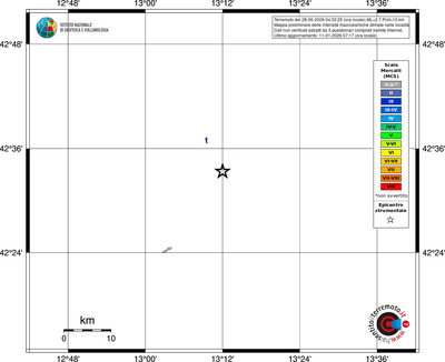Mappa MCS - territori località