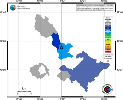 Mappa MCS - territori comuni