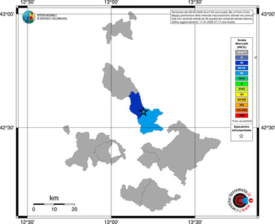 Mappa MCS - territori comuni