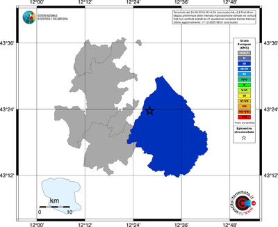Mappa EMS - territori comuni