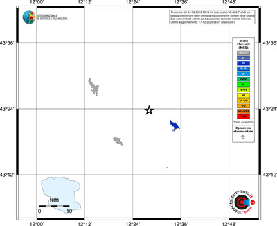Mappa MCS - territori località