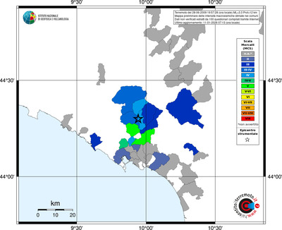 Mappa MCS - territori comuni