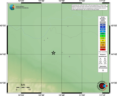 Mappa EMS - località