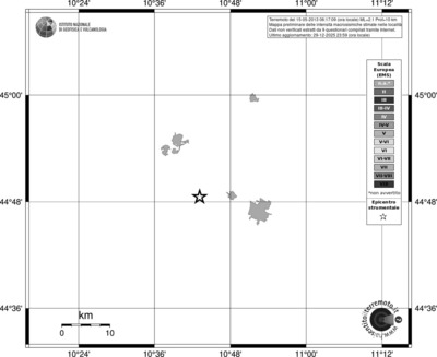 Mappa EMS - territori località