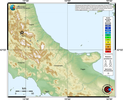 Mappa EMS - località