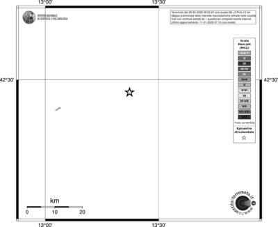 Mappa MCS - territori località