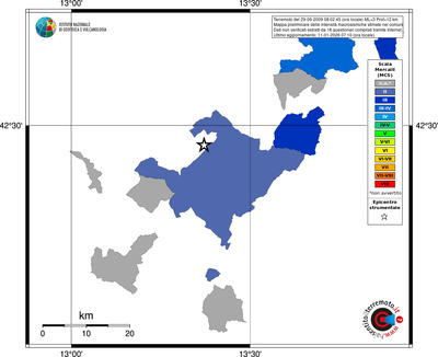 Mappa MCS - territori comuni