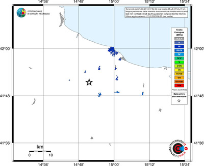 Mappa EMS - territori località