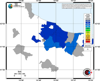 Mappa EMS - territori comuni