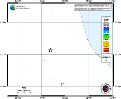 Mappa MCS - territori località