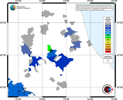 Mappa MCS - territori comuni