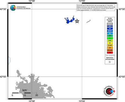Mappa EMS - territori località