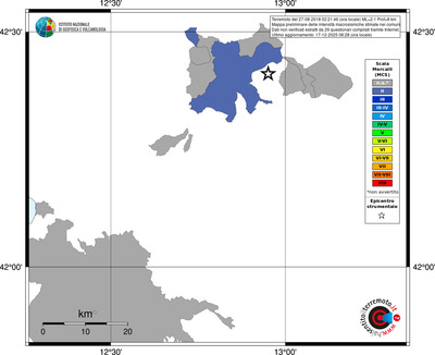 Mappa MCS - territori comuni