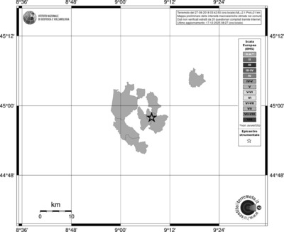 Mappa EMS - territori comuni