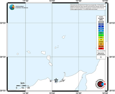 Mappa EMS - territori località