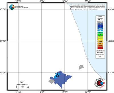 Mappa MCS - territori comuni