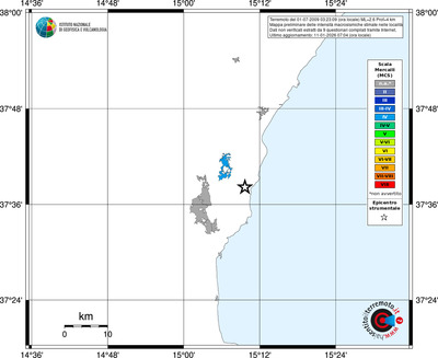 Mappa MCS - territori località