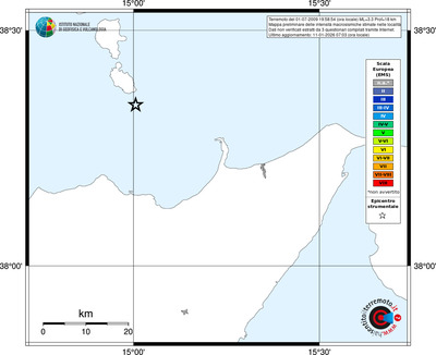 Mappa EMS - territori località