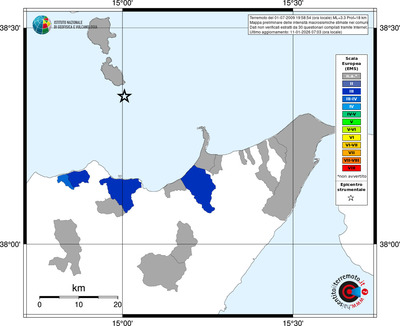 Mappa EMS - territori comuni