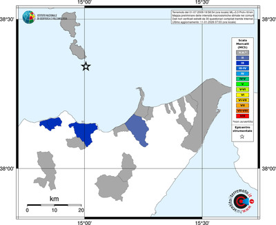 Mappa MCS - territori comuni