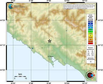 Mappa EMS - località