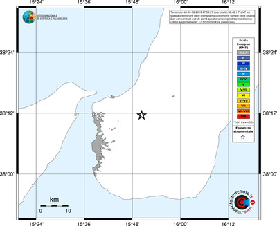 Mappa EMS - territori località