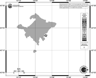 Mappa EMS - territori comuni