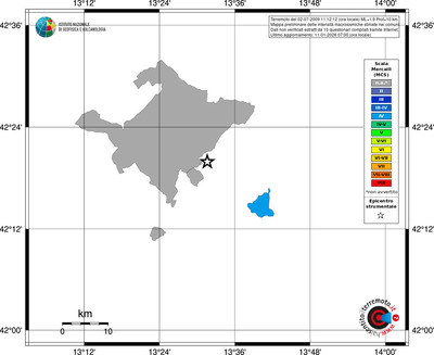 Mappa MCS - territori comuni