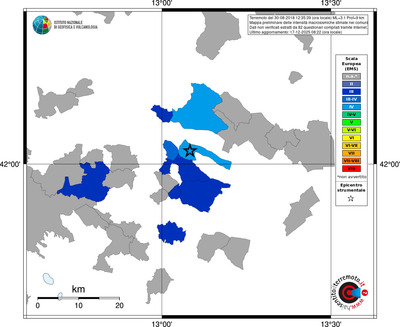 Mappa EMS - territori comuni