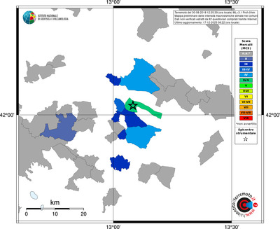 Mappa MCS - territori comuni