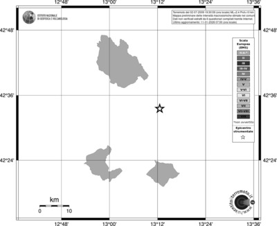 Mappa EMS - territori comuni